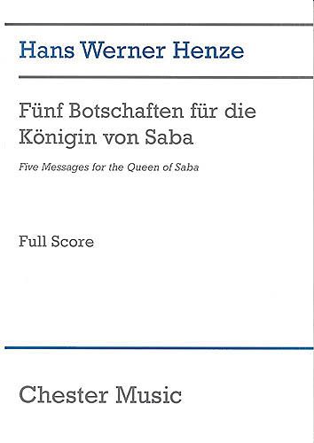 Five Messages For The Queen Of Saba : For Orchestra (2004).