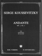 Andante, Op. 1 No. 1 : Für Kontrabass Mit Klavier.