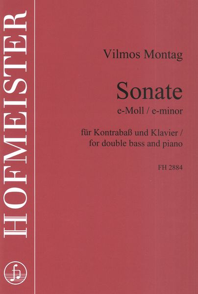 Sonate, E-Moll : Für Kontrabass und Klavier.