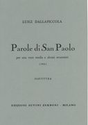 Parole Di San Paolo : reduction For Mezzo and Piano.