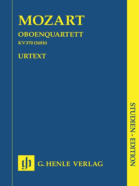 Oboenquartett F-Dur, K. 370 (368b) / edited by Ernst Herttrich.