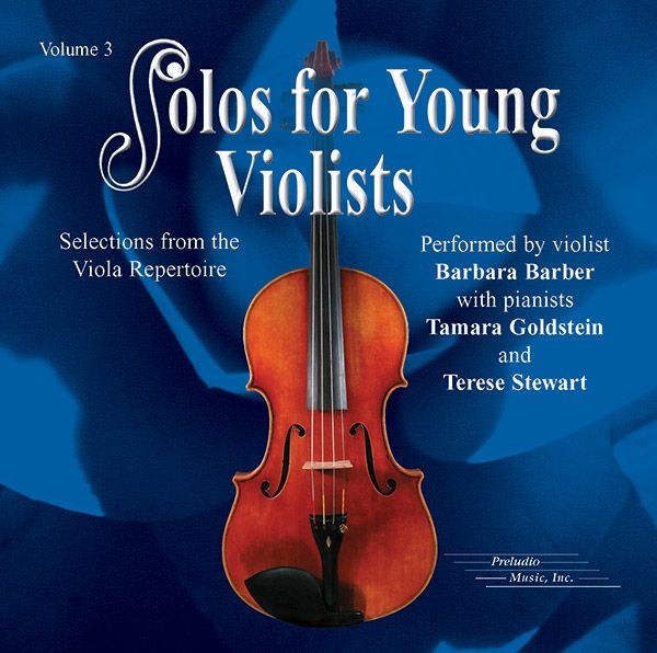 Solos For Young Violists, Vol. 3 - Compact Disc.