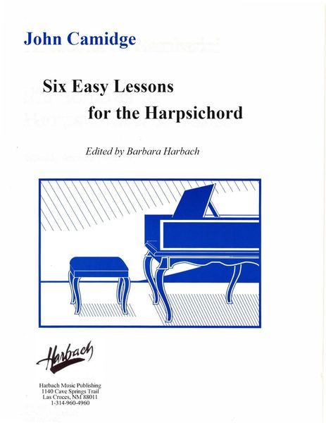 Six Early Lessons For The Harpsichord / Edited By Barbara Harbach [Download].