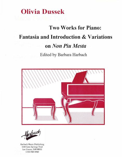 Two Works For Piano : Fantasia And Introduction & Variations On Non Piu Mesta / Ed. Barbara Harbach