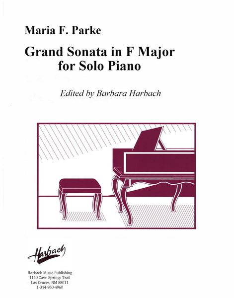 Grand Sonata In F Major : For Solo Piano / Edited By Barbara Harbach [Download].