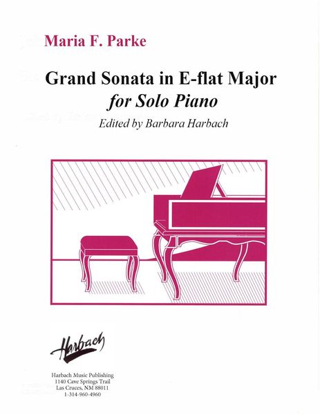 Grand Sonata In E-Flat Major : For Solo Piano / Edited By Barbara Harbach [Download].