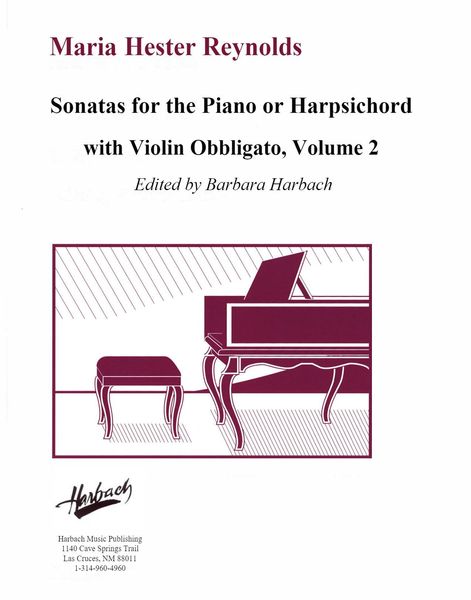 Sonatas For The Piano Or Harpsichord With Violin Obbligato, Vol. 2 / Ed. Barbara Harbach [Download].