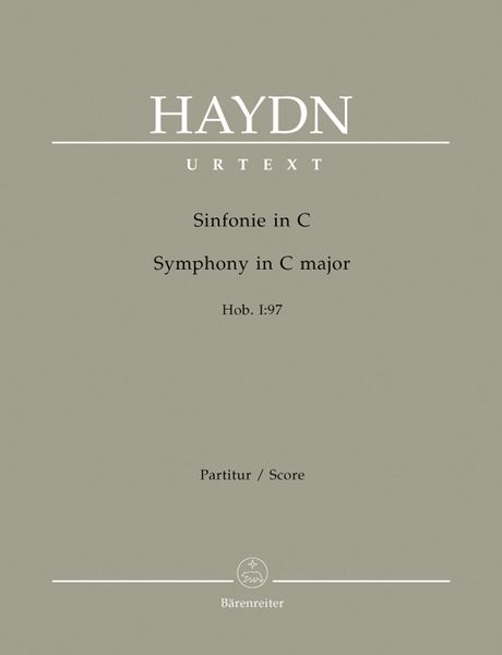 Symphony In C Major, Hob. I:97 / edited by Robert Von Zahn.