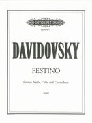 Festino : For Guitar, Viola, Cello and Double Bass.