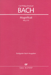 Magnificat, Wq 215 / edited by Günter Graulich.