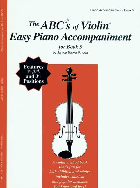 ABC's Of Violin, Book 5 : Easy Piano Accompaniments.