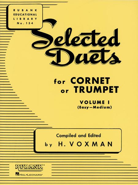 Selected Duets, Vol. 1 : For Cornet Or Trumpet (Easy-Medium).
