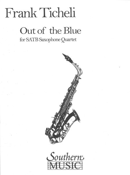 Out Of The Blue : For Saxophone Quartet.