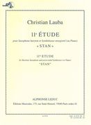 Etude No. 11 (Stan) : Pour Saxophone Baryton Et Synthetiseur Enregistre (Ou Piano).