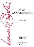 Five Anniversaries : For Piano (1964).
