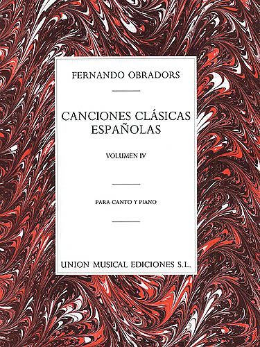 Canciones Clasicas Espanolas, Vol. 4.