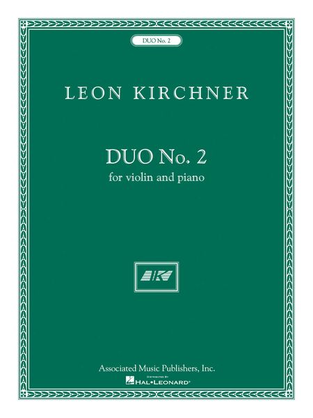Duo No. 2 : For Violin And Piano.