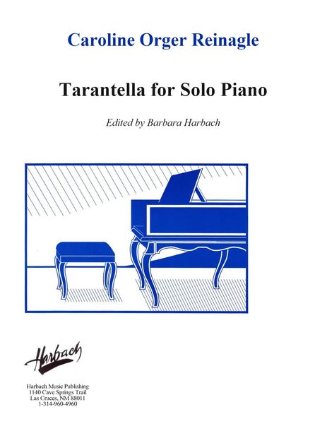 Tarantella : For Solo Piano / Edited By Barbara Harbach [Download].