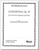 Concertino, Op. 78 : For E-Flat Alto Saxophone and Piano / edited by Bruce Ronkin.