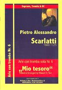 Arie Con Tromba Sola Nr. 6 : Mio Tesoro Für Sopran, Trompete und B. C. / Ed. Edward H. Tarr.