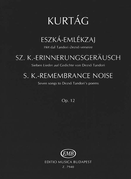 Remembrance Noise : For Voice and Violin.
