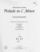 Prelude In C Minor : For Two Trumpets, Horn, Two Trombones And Tuba With Organ (Optional).