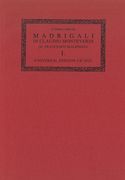Primo Libro De Madrigali / edited by Gian Francesco Malipiero.