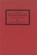 Terzo Libro De Madrigali / edited by Gian Francesco Malipiero.