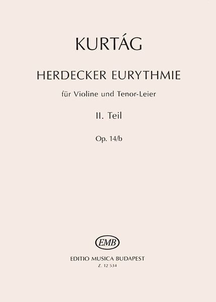 Herdecker Eurythmie, Op. 14b : For Violin and Tenor Lyre.