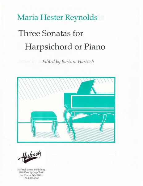 Three Sonatas For Harpischord Or Piano / Edited By Barbara Harbach [Download].