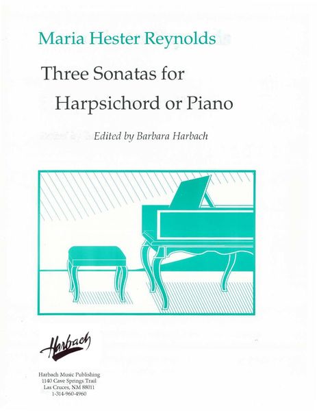 Three Sonatas For Harpischord Or Piano / Edited By Barbara Harbach [Download].