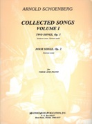 Collected Songs, Vol. 1 : Two Songs, Op. 1; Four Songs, Op. 2 [German].