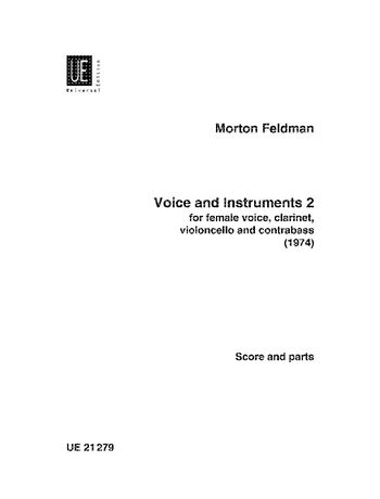 Voice And Instruments 2 : For Female Voice, Clarinet, Violoncello And Contrabass (1974).