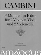 Quintet No. 3 In F Major : For 2 Violins, Viola And 2 Violoncelli / Edited By Bernhard Päuler.
