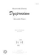 Dysprosium : For Trombone And Piano.