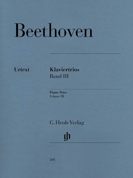 Piano Trios, Vol. 3 / Ed. by Friedhelm Klugmann.
