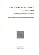 Concerto : For Two Guitars and Orchestra - Piano reduction.