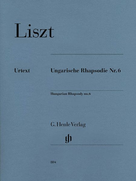 Hungarian Rhapsody No. 6 : For Piano / Edited By Ernst Herttrich.