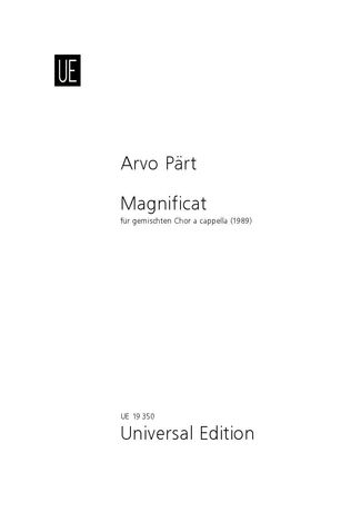 Magnificat (1989) : SSATB A Cappella.