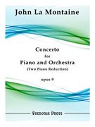 Concerto, Op. 9 : For Piano and Orchestra - reduction For Two Pianos.