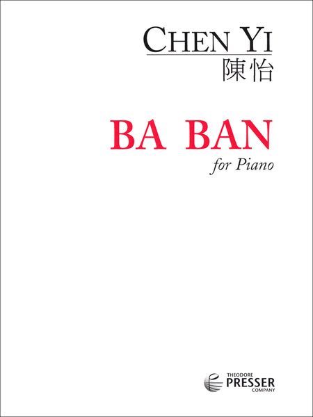 Ba Ban : For Piano (1999).