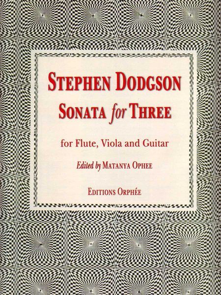 Sonata For Three : For Flute, Viola And Guitar.