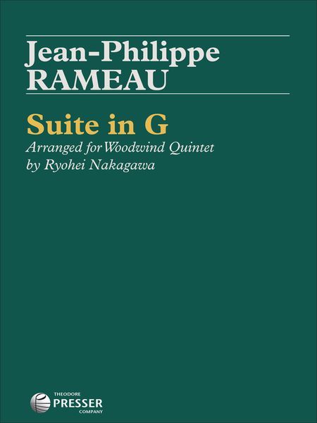 Suite In G : For Woodwind Quintet / arranged by Ryohei Nakagawa.