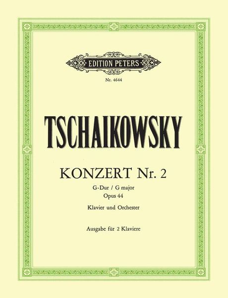 Concerto No. 2, Op. 44 : reduction For Two Pianos.