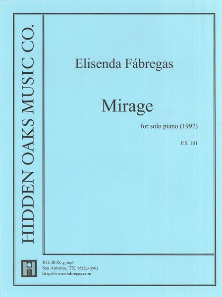 Mirage : For Solo Piano (1997).