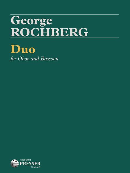 Duo : For Oboe and Bassoon.