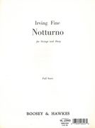 Notturno : For Strings and Harp.