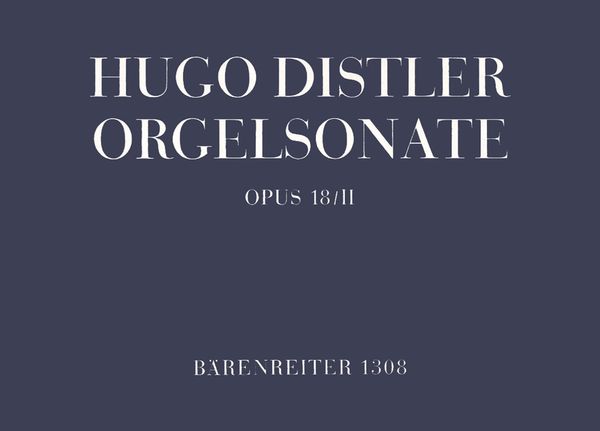 Orgelsonate, Op. 18 No. 2.