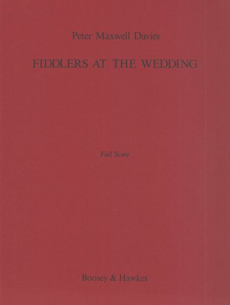 Fiddlers At The Wedding : For Alto Flute, Percussion (1 Player), Mandolin and Guitar.