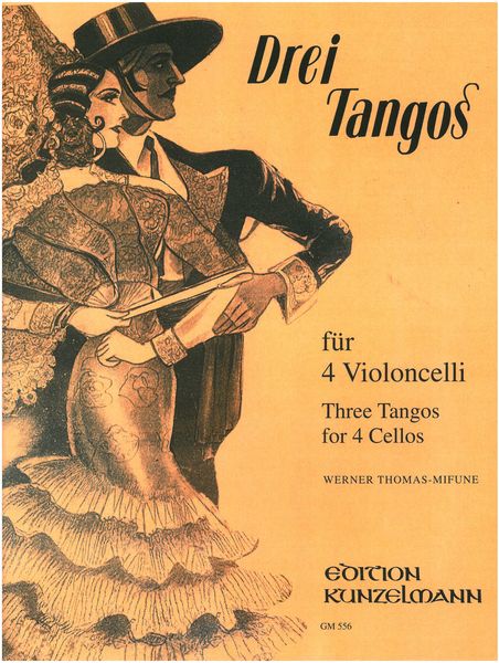Drei Tangos : Für 4 Violoncelli.